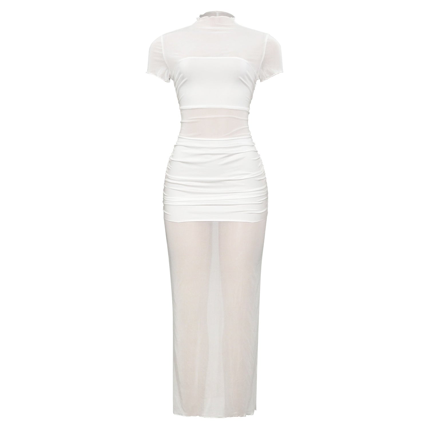 Summer Casual Trend Slim Fit Solid Color Street Dress by Ragazza
