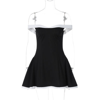 Women Clothing Autumn Winter Sexy Tube Top Niche Dress Slim Sheath Dress by Ragazza