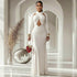 Cocktail Women Solid Color Close Fitting Curve Hip Design Sexy Bandeau Long Sleeve Dress  DestGlow