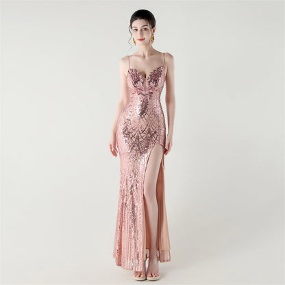 Bead Tube Craft Boning Corset Lace Waist Controlled Sequined Slim Slimming Cocktail Evening Dress by Ragazza