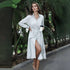 Striped Collared Long Sleeve Shirt Women Early Autumn Old Money Office Maxi Dress Women by Ragazza