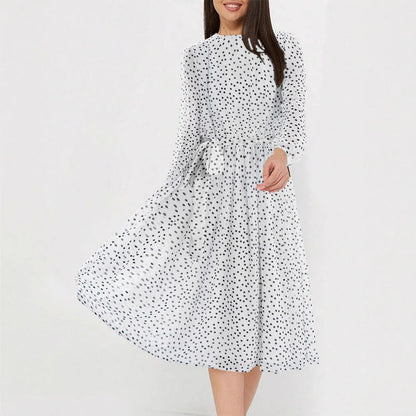 Vacation Casual Floral Lace up Waist Controlled Dress Women Spring Summer by Ragazza