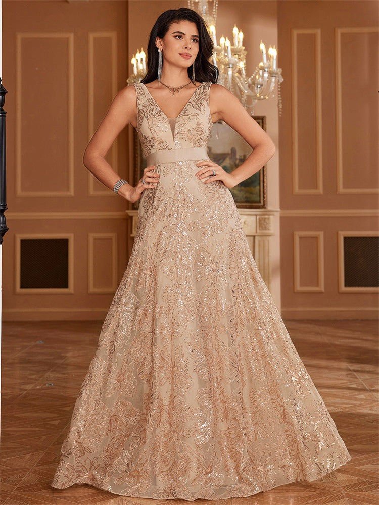 Deep V Plunge Dress Sexy Dress Backless Slim Fit Fishtail Bridesmaid Cocktail Evening Dress Women by Ragazza