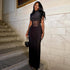 Solid Color Waist Tight Women Clothing Sleeveless Elegant All Matching A line Dress Patchwork Turtleneck Street Maxi Dress by Ragazza