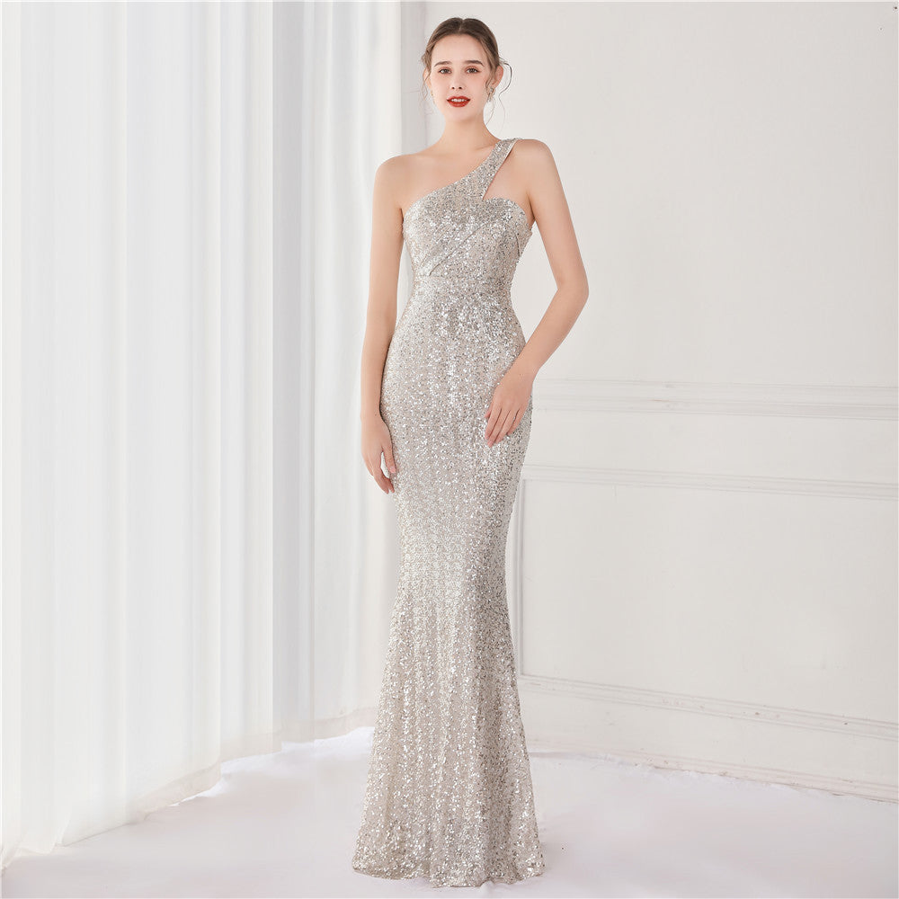 Dream Socialite Gathering Party Evening Dress Sexy Long Toast Clothing Host Dress by Ragazza