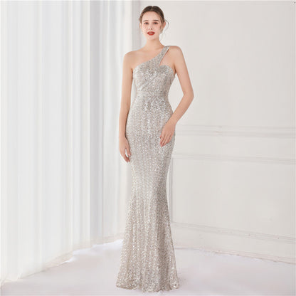 Dream Socialite Gathering Party Evening Dress Sexy Long Toast Clothing Host Dress by Ragazza
