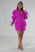 Women Clothing Autumn Winter Sexy Tied Dress by Ragazza