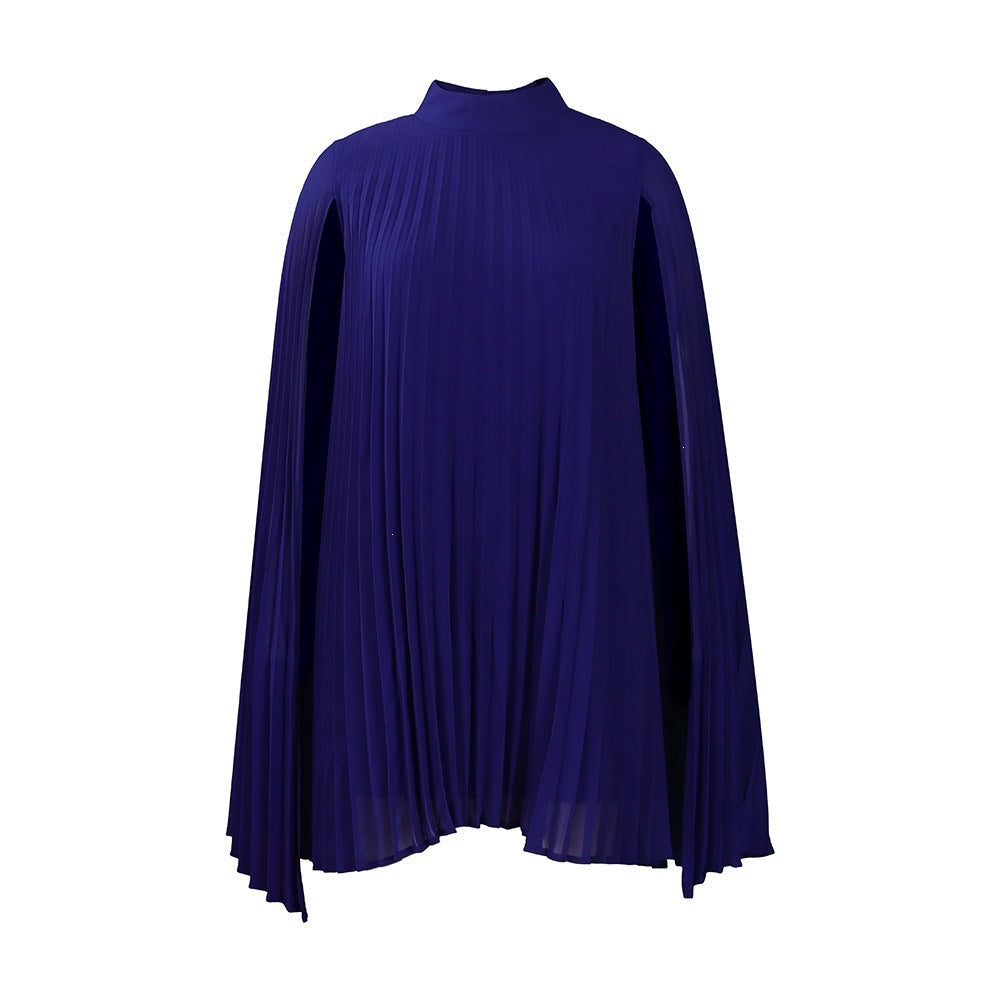 Women Clothing Graceful Fashionable Chiffon Pullover Cloak Batwing-Sleeved Large Size Dress  DestGlow