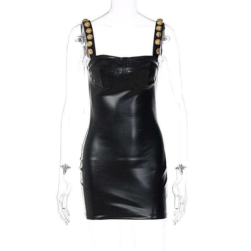 Women Clothing Spring Summer Boat Neck Sexy Sling Tube Top Package Hip Dress Women by Ragazza