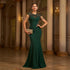 Women Clothing Advanced Sleeveless round Neck Sequ Slim Sheath Cocktail Fishtail Evening Dress by Ragazza