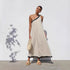 Spring Summer Oblique Shoulder Lace Vacation Long Women Dress by Ragazza