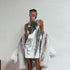 Summer Women Clothing Reflective Faux Leather Sexy Nightclub Vest Dress Sleeveless Short Dress by Ragazza
