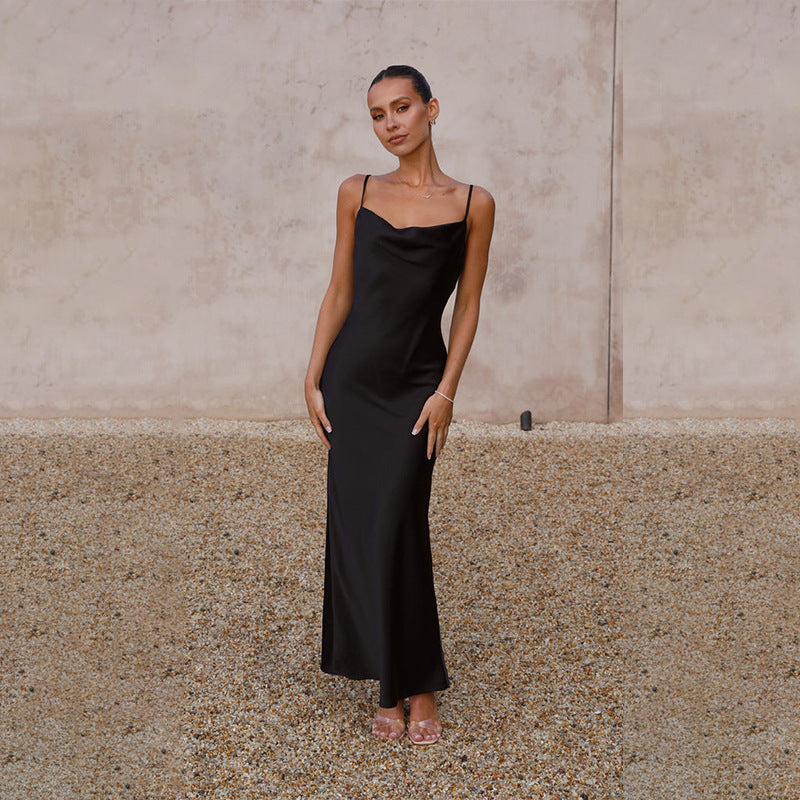 Women Hip Dress Spring Sexy Backless Cami Dress by Ragazza