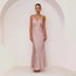 Women Dress Solid Color V neck Slim Fit Sexy Dress Evening Dress by Ragazza