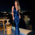 Women Clothing Maxi Dress Sexy Halter Swing Collar Backless High Grade Dress Women by Ragazza