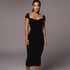 Spring Arrival off-the-Neck Rib Women by Ragazza