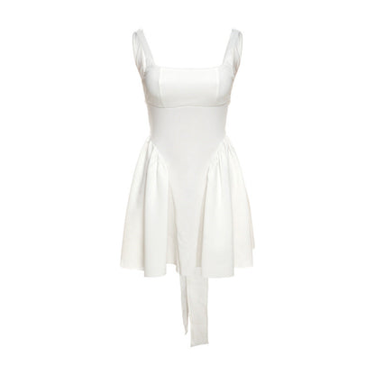 Summer Women Sexy Backless Lace up Bow Evening Dress Women by Ragazza