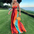 Sexy Sling Gradient Color Island Dress Beach Dress by Ragazza