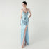 Bead Tube Craft Boning Corset Lace Waist Controlled Sequined Slim Slimming Cocktail Evening Dress by Ragazza