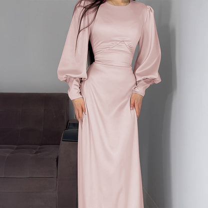 Women Clothing Autumn Elegant High End Long Sleeve Dress by Ragazza