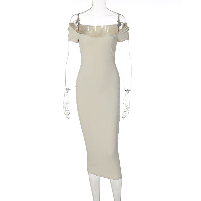 Spring Arrival off-the-Neck Rib Women by Ragazza