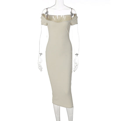 Spring Arrival off-the-Neck Rib Women by Ragazza
