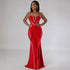 Sexy Rhinestone Mesh See Through Stitching Lace Hip Elastic Sling Dress by Ragazza