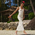 Spaghetti Straps Knitted Dress Summer Wide Shoulder Inner Dress Slim Slimming Dress  DestGlow