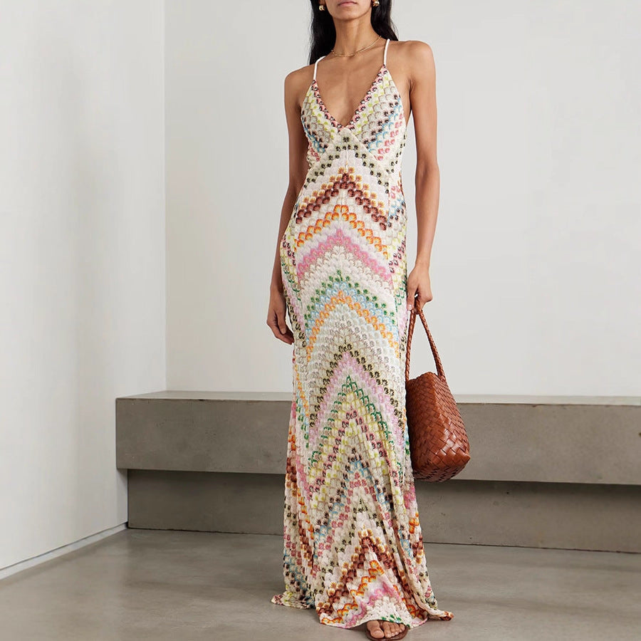 Spring Summer Positioning Printing Sheath Dress Slim Party Women Clothing Dress by Ragazza