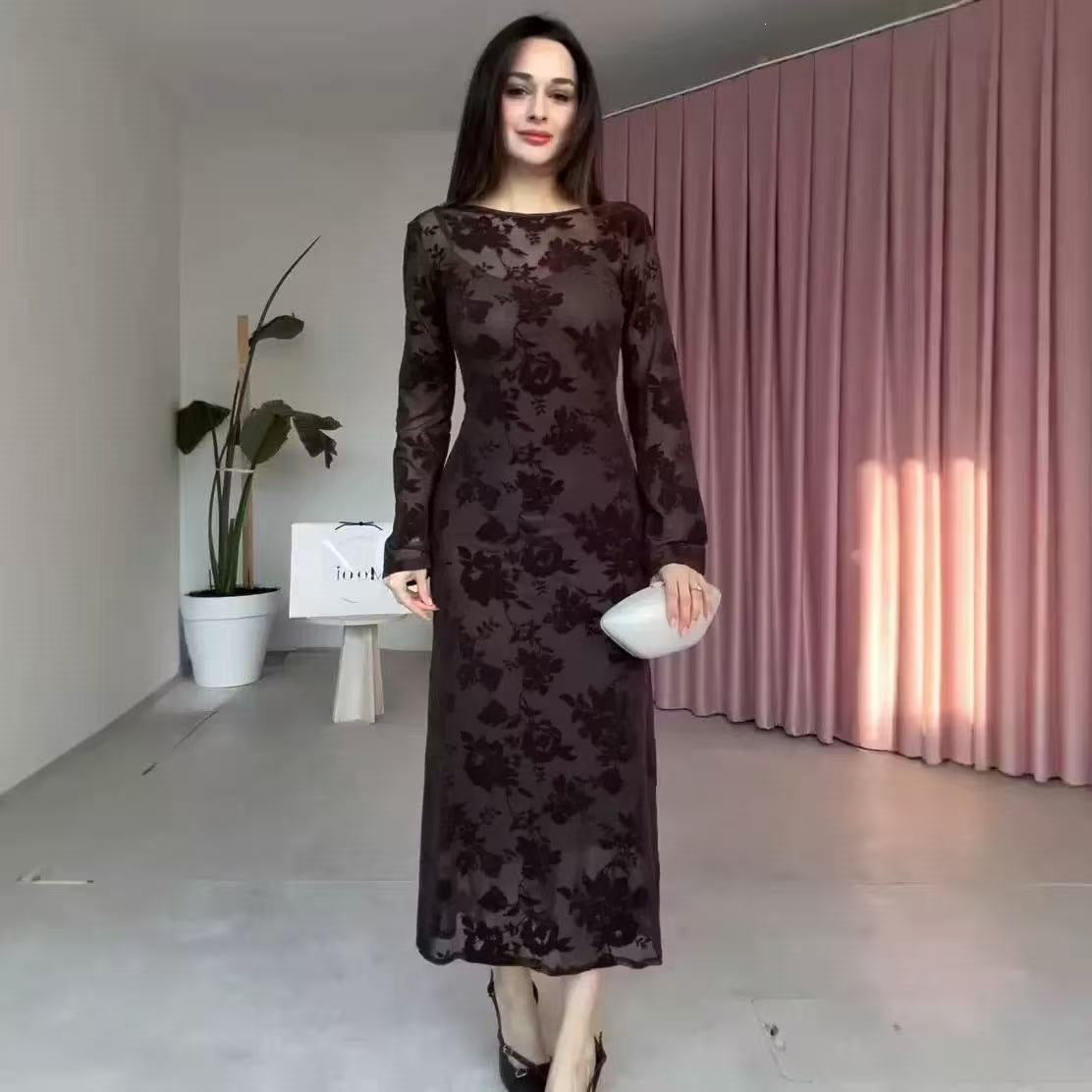 Summer Pleated Waist Tight Slimming Graceful Fashionable Elegant Tight Dress  DestGlow