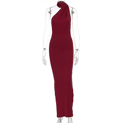 Elegant Women Clothing Ribbon Dress Fashionable Sexy Backless Slim Dress by Ragazza
