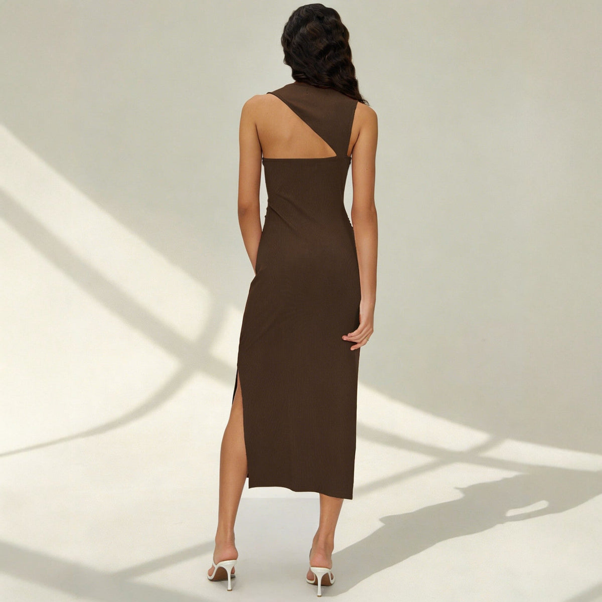 Arrival Summer Dress Waist Tight Slimming Slit Design Women Summer Dress  DestGlow