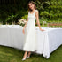 Fall Elegant Elegant Sweet Heavy Industry Three Dimensional Floral Long Patchwork Strap Dress for Women by Ragazza