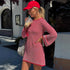 Women Clothing Sexy Autumn Popular Slim Fit round Neck Long Sleeves Striped Dress Women by Ragazza
