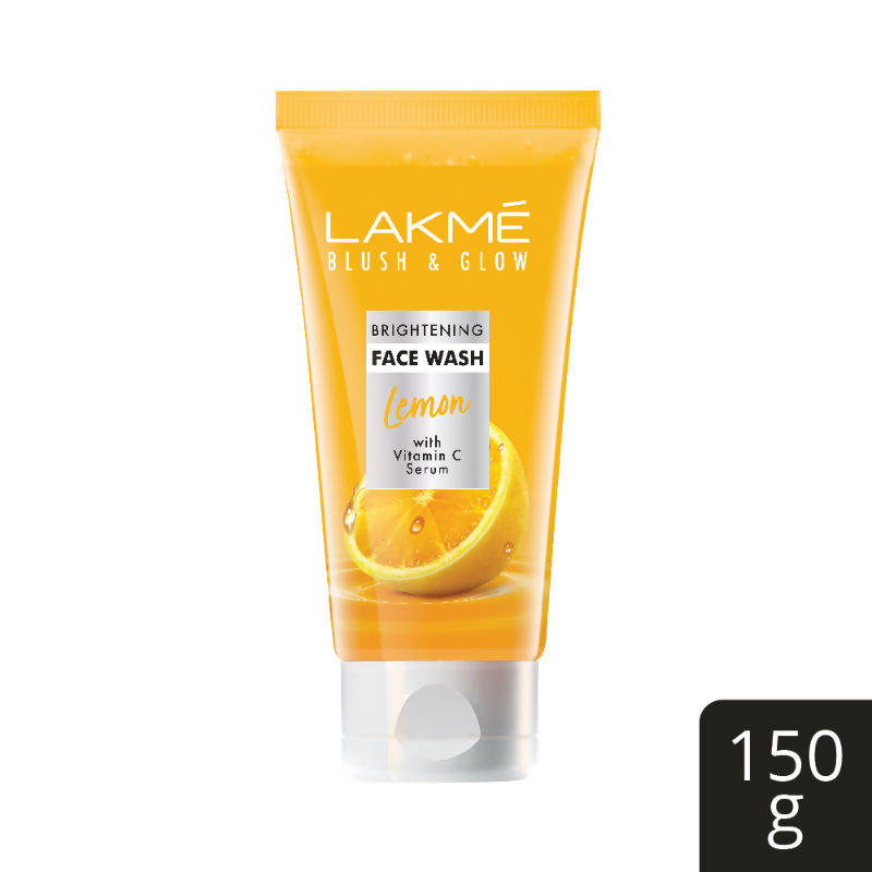 Lakme Blush &amp; Glow Brightening Face Wash with Vitamin C Serum and Lemon Fruit Extracts