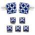 Mother of Pearl Diamond 5-Stud Set by Cufflinks.com