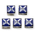 Mother of Pearl Diamond 5-Studs by Cufflinks.com