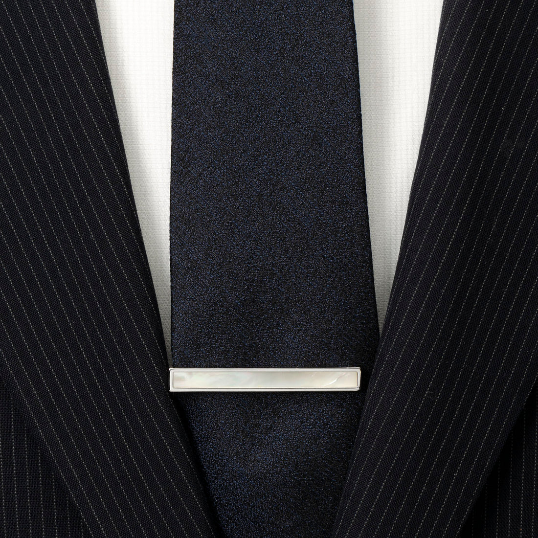 Mother of Pearl Inlaid Tie Clip by Cufflinks.com