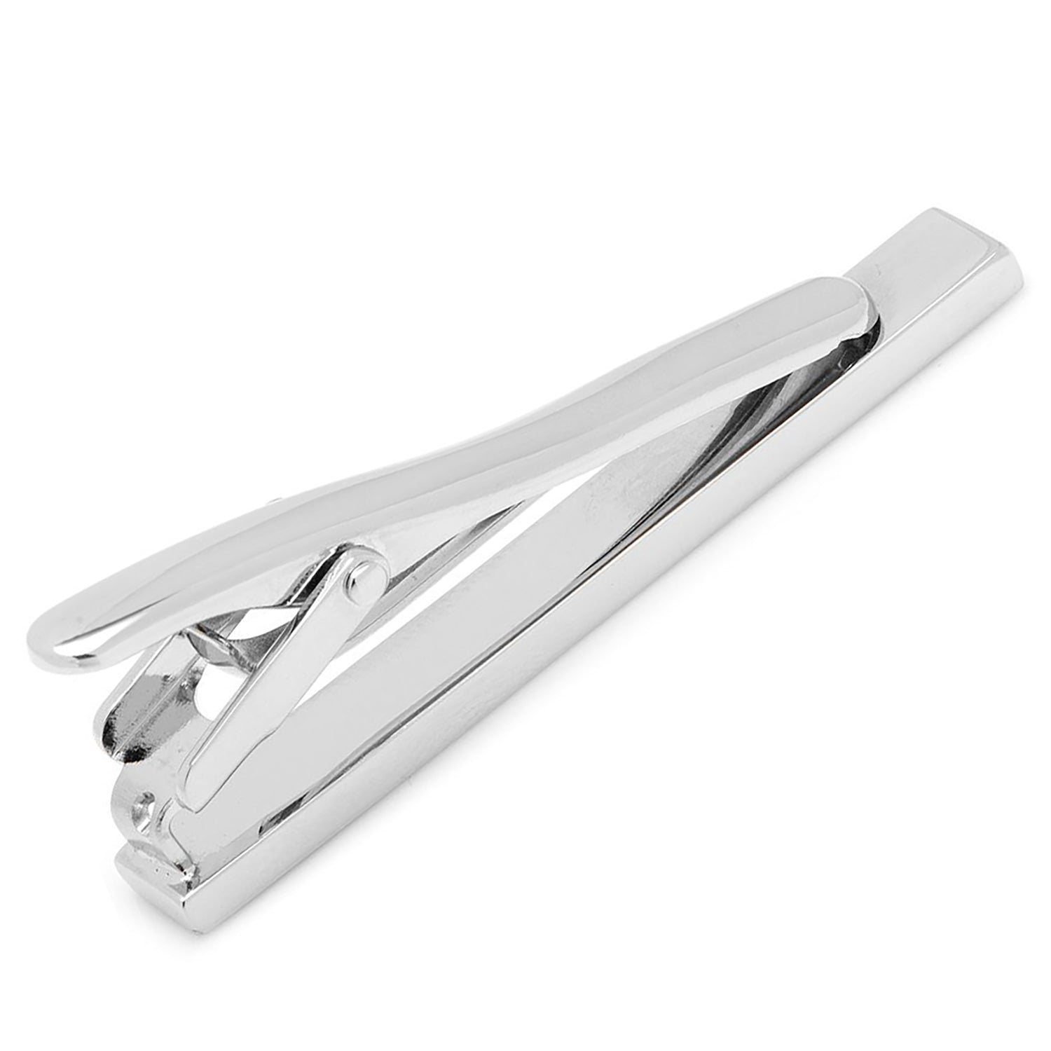 Navy Enamel Inlaid Tie Clip by Cufflinks.com