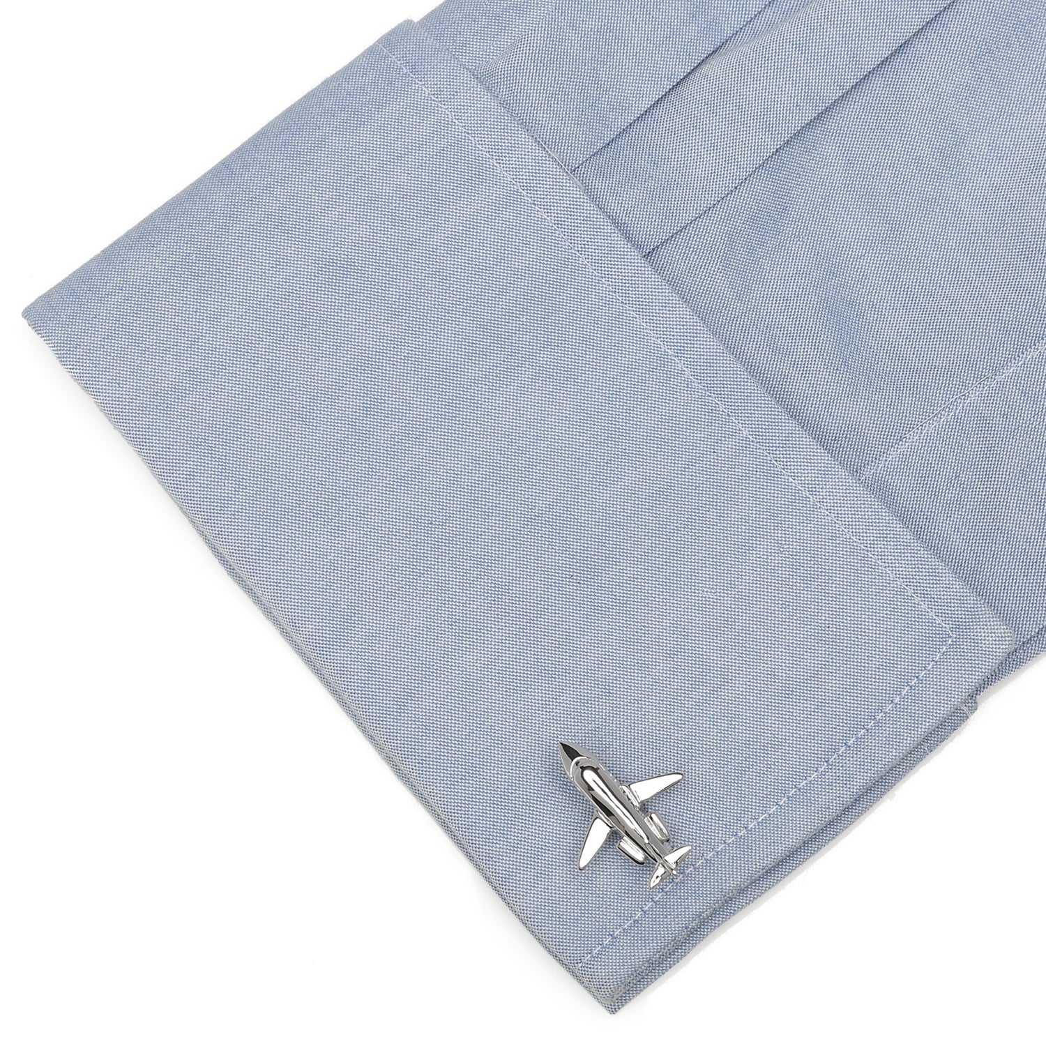 Sterling Private Jet Cufflinks by Cufflinks.com