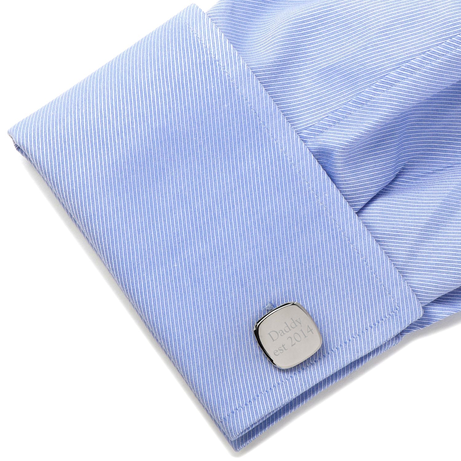 Daddy Established Engravable Cufflinks by Cufflinks.com