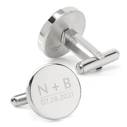 Custom Clock Engravable Cufflinks by Cufflinks.com