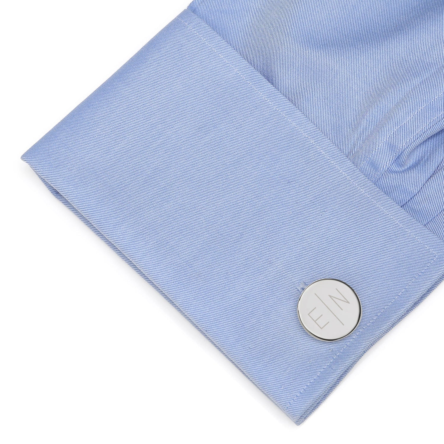 Divided Modern Monogram Engravable Cufflinks by Cufflinks.com