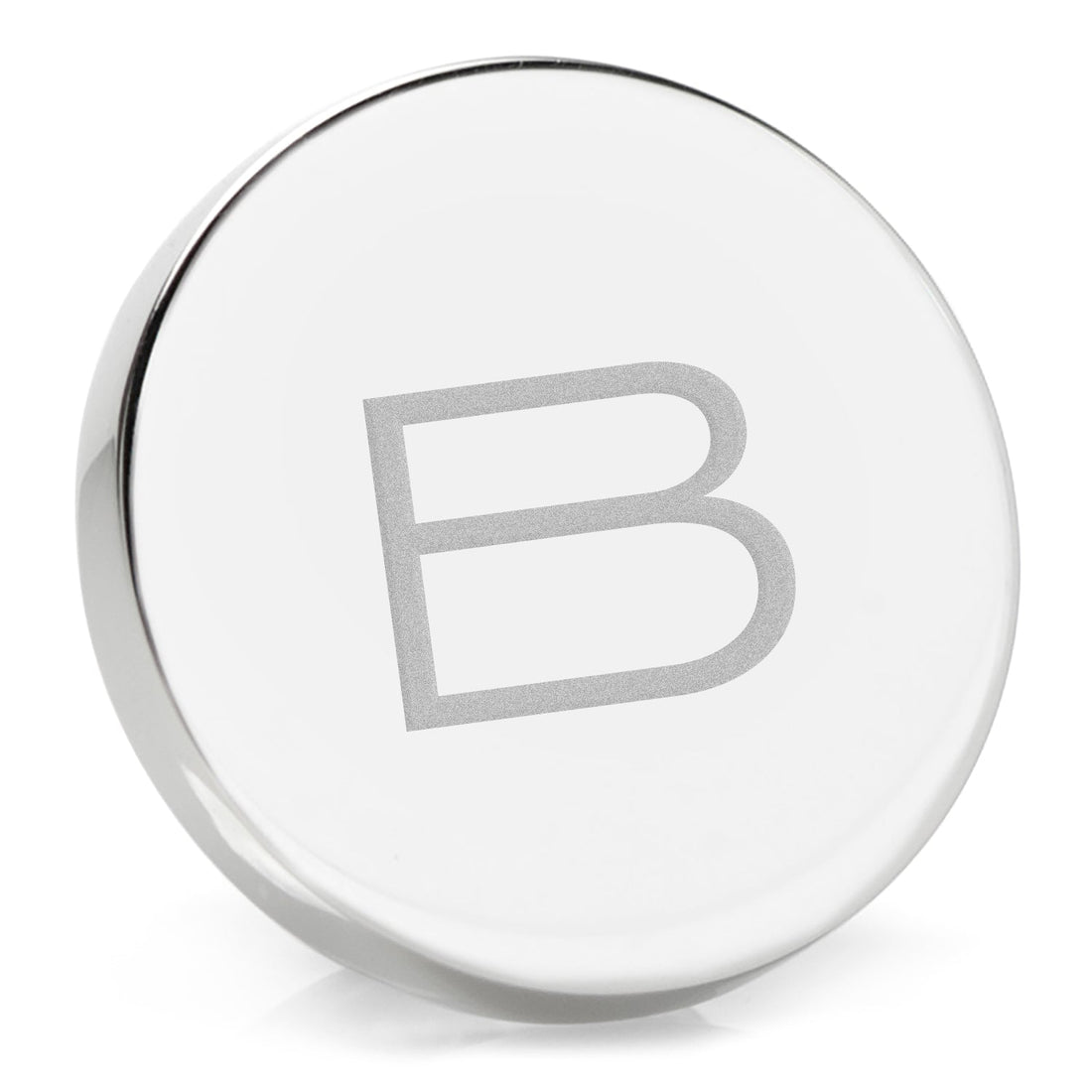 Stainless Steel Engravable Round Infinity Tie Tac by Cufflinks.com