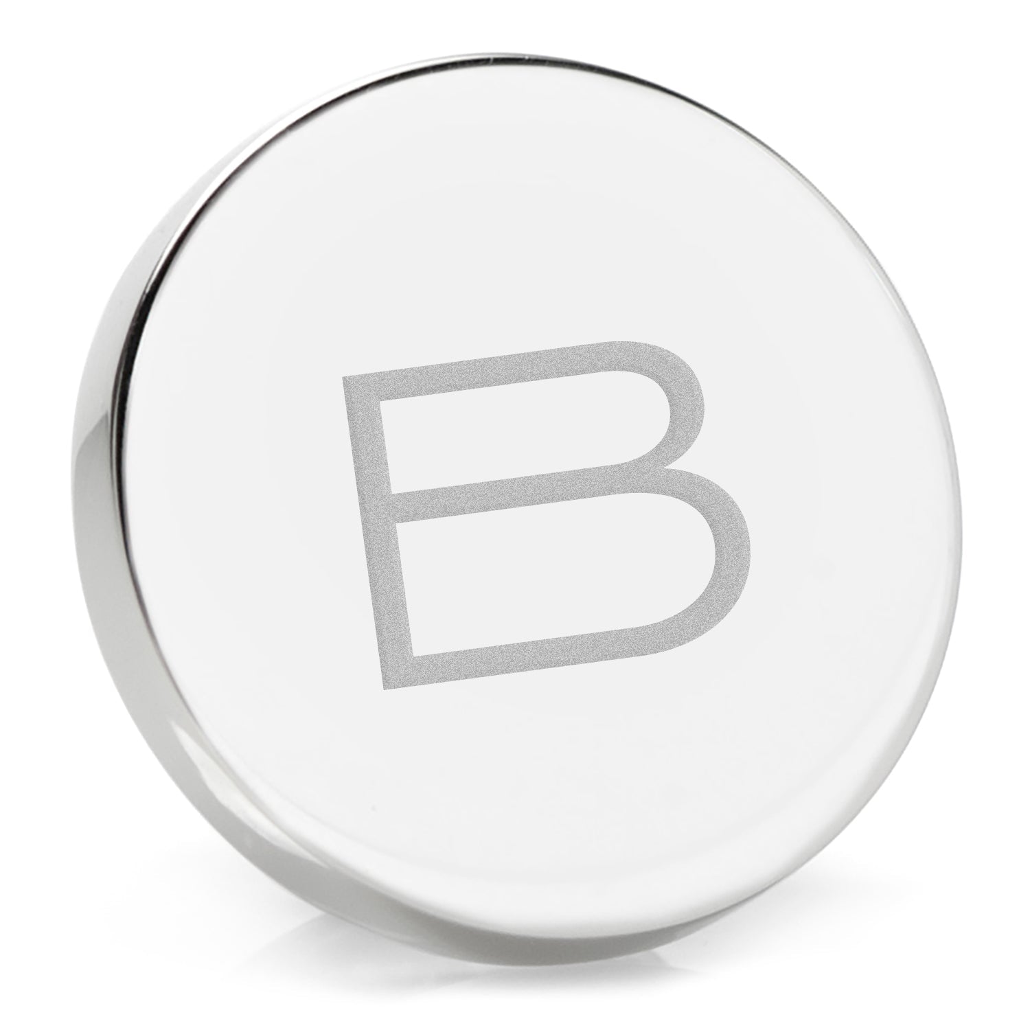 Stainless Steel Engravable Round Infinity Tie Tac by Cufflinks.com