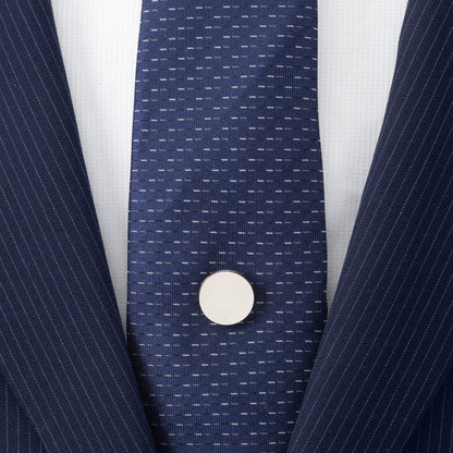 Stainless Steel Engravable Round Infinity Tie Tac by Cufflinks.com