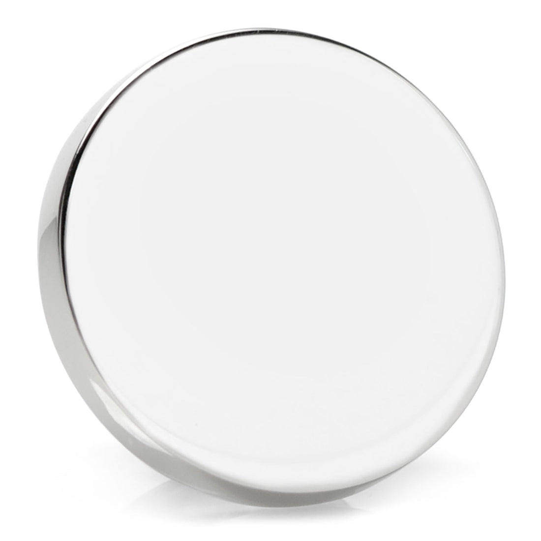 Stainless Steel Engravable Round Infinity Tie Tac by Cufflinks.com