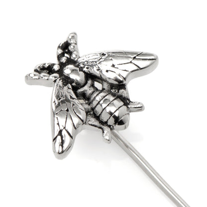 Stainless Steel Bee Stick Pin by Cufflinks.com
