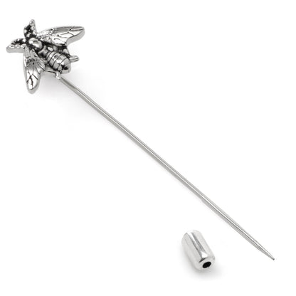 Stainless Steel Bee Stick Pin by Cufflinks.com