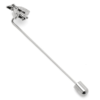 Stainless Steel Bee Stick Pin by Cufflinks.com